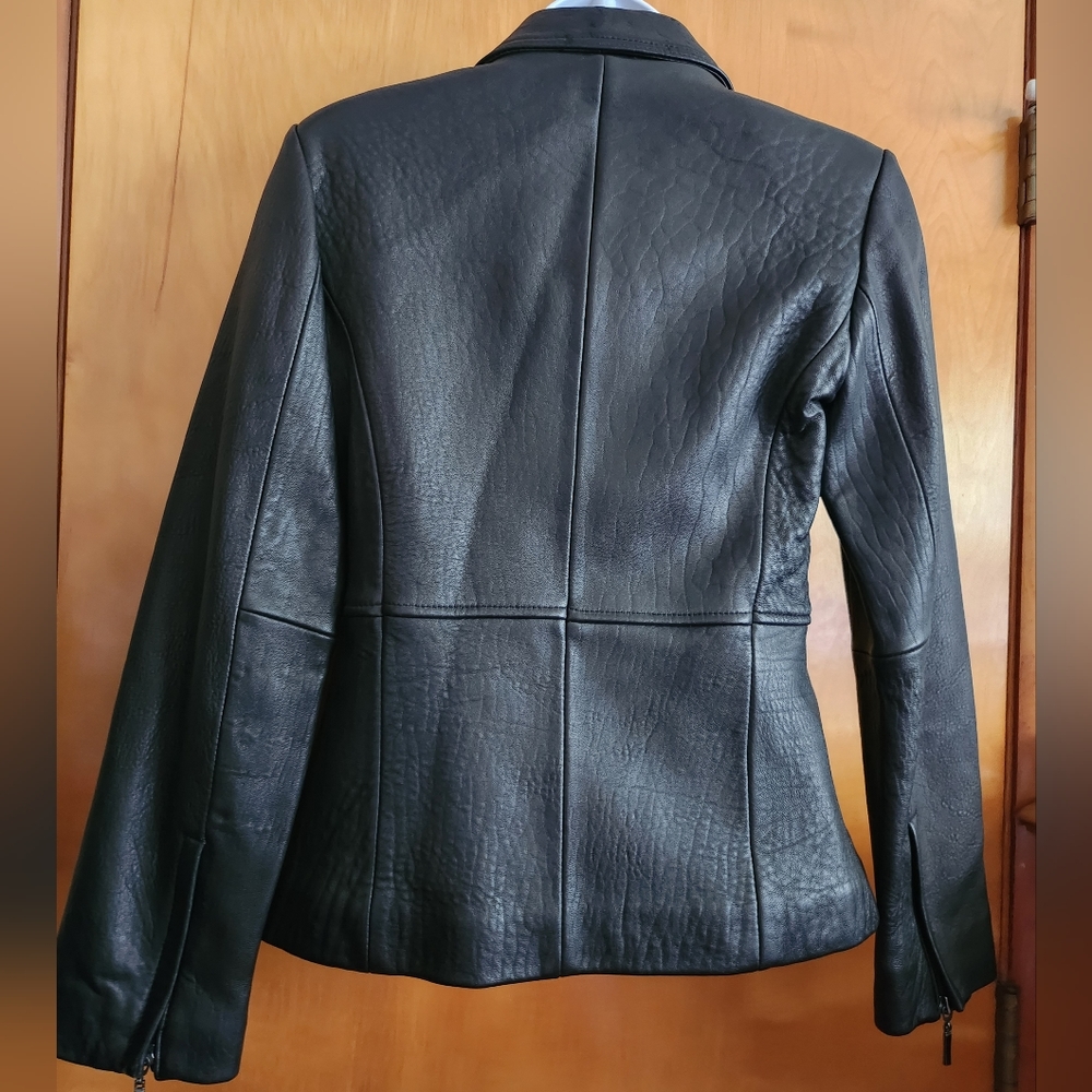 Style & Co Leather Jacket - Picture 5 of 11